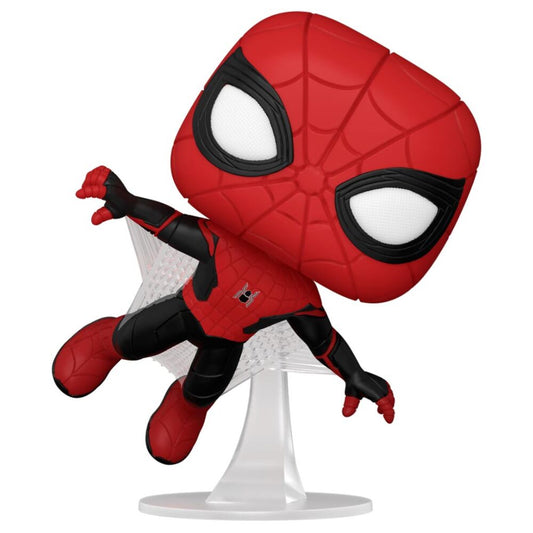 Figura Funko POP! Spider-Man Upgraded Suit en pose de acción - 3