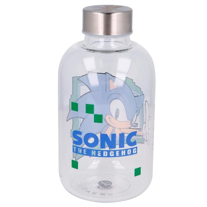 Botella de cristal Sonic The Hedgehog de 620 ml con ilustración de Sonic - 2