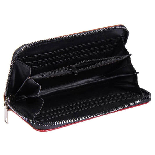 Cartera marrón de Gryffindor Harry Potter con cremallera y escudo frontal - 3