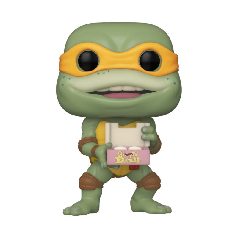 Figura Funko POP de Michelangelo de Tortugas Ninja 2 con máscara naranja