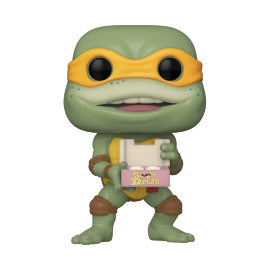 Figura Funko POP de Michelangelo de Tortugas Ninja 2 con máscara naranja