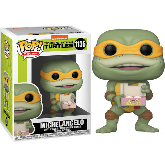 Figura Funko POP de Michelangelo de Tortugas Ninja 2 con máscara naranja - 2