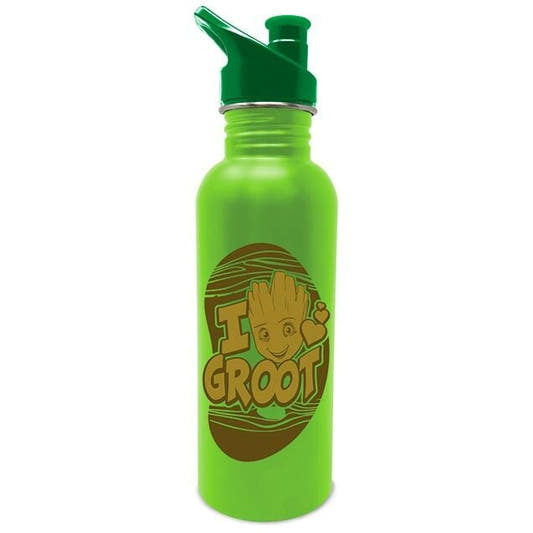 Botella verde de Groot de Guardianes de la Galaxia Marvel