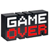 Lámpara 8-BIT Game Over PALADONE con letras blancas y rojas