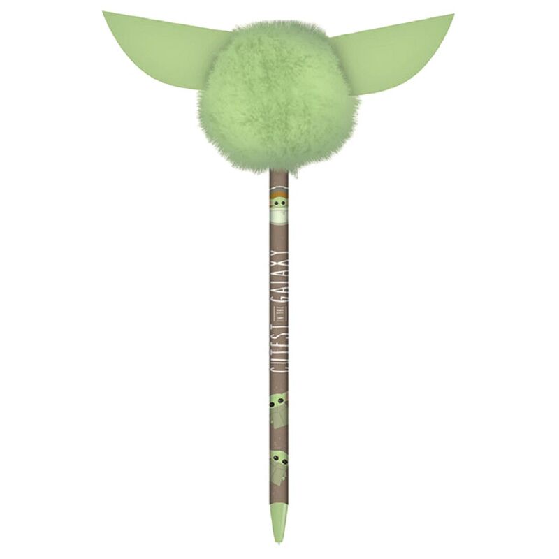 Bolígrafo Pom Pom verde de Yoda de The Mandalorian