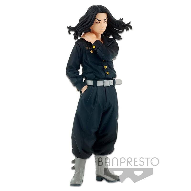 Figura de Keisuke Baji de Tokyo Revengers con uniforme negro