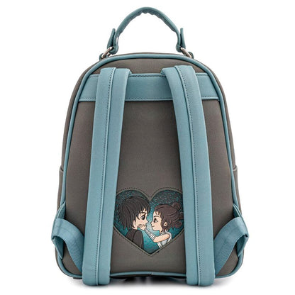 Mochila Loungefly Star Wars de Rey y Kylo Ren en tonos azul turquesa - 2