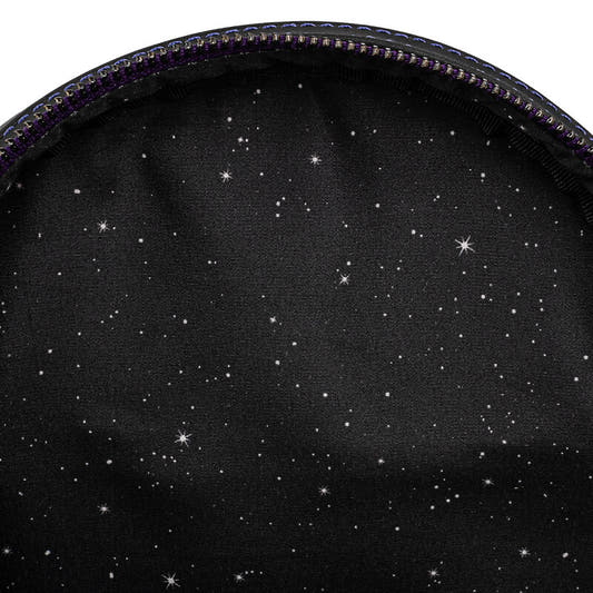 Mochila Disney Loungefly Classic Clouds negra con nubes y personajes Disney - 4