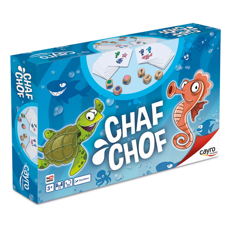 Caja del juego de mesa Chaf Chof de CAYRO