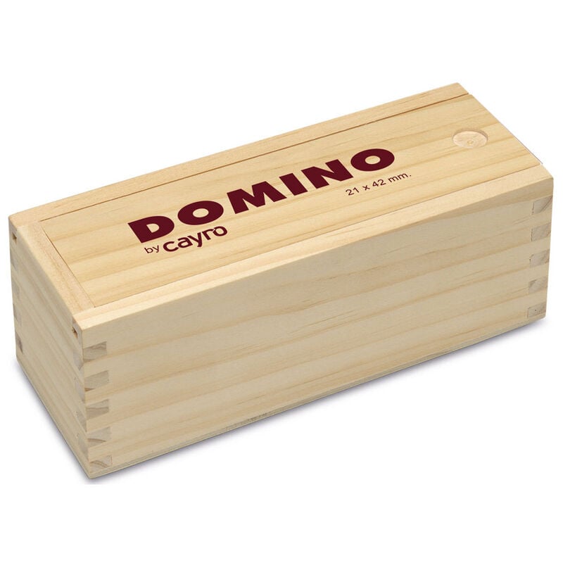 Dominó CAYRO de metacrilato en caja de madera