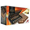 Juego de ajedrez CAYRO Plus con tablero de marquetería y estuche de madera plegable
