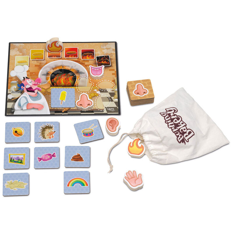 Caja del juego de mesa Burning Bakery de CAYRO con un panadero frente al horno - 2
