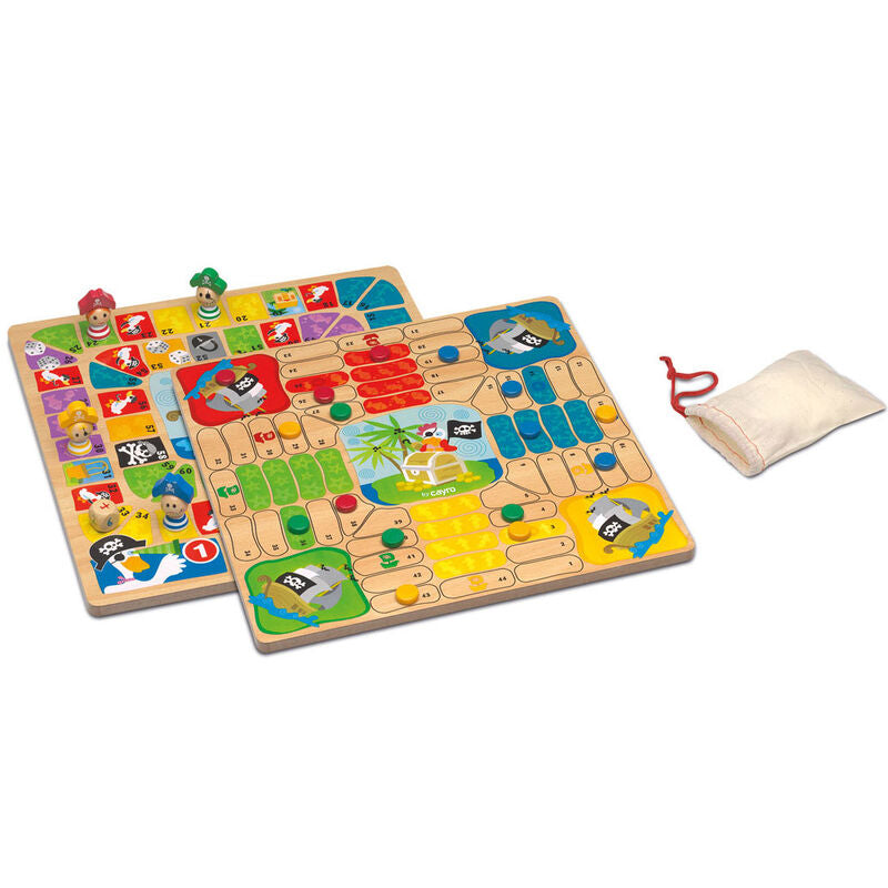 Juego de mesa CAYRO Parchís y Oca Piratas con tablero reversible - 2