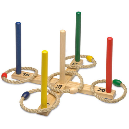 Juego CAYRO Rings Stick Game de madera con anillas y palos de colores - 2