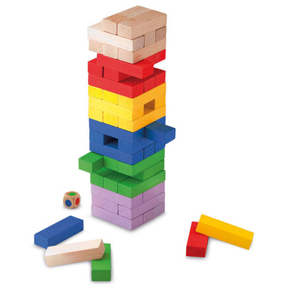 Juego CAYRO Block & Block de bloques de madera en colores básicos - 2