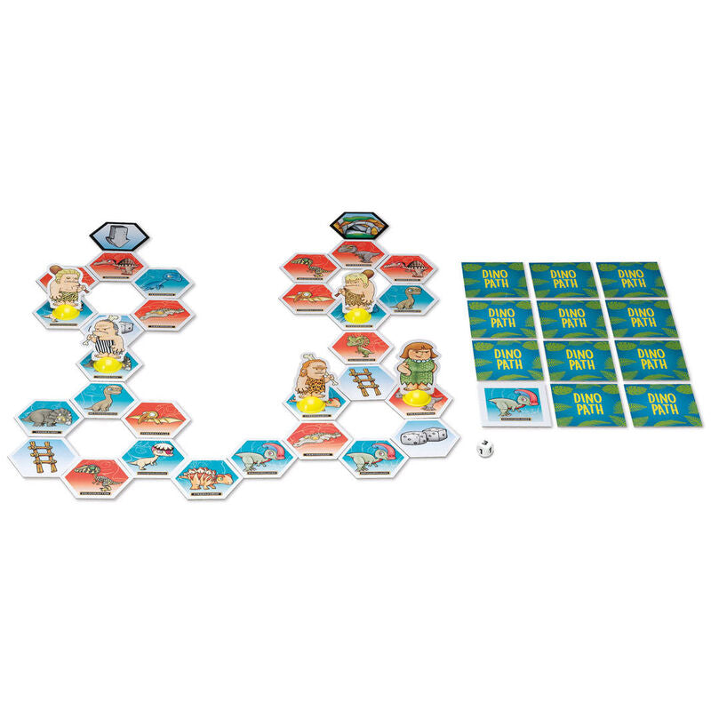 Caja del juego de mesa CAYRO Dino Path con dinosaurios - 2