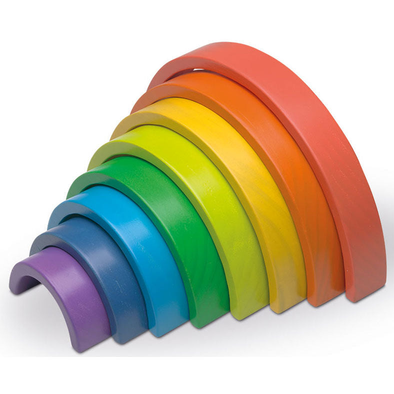 Juego Rainbow Montessori CAYRO con 8 piezas curvas de colores - 2