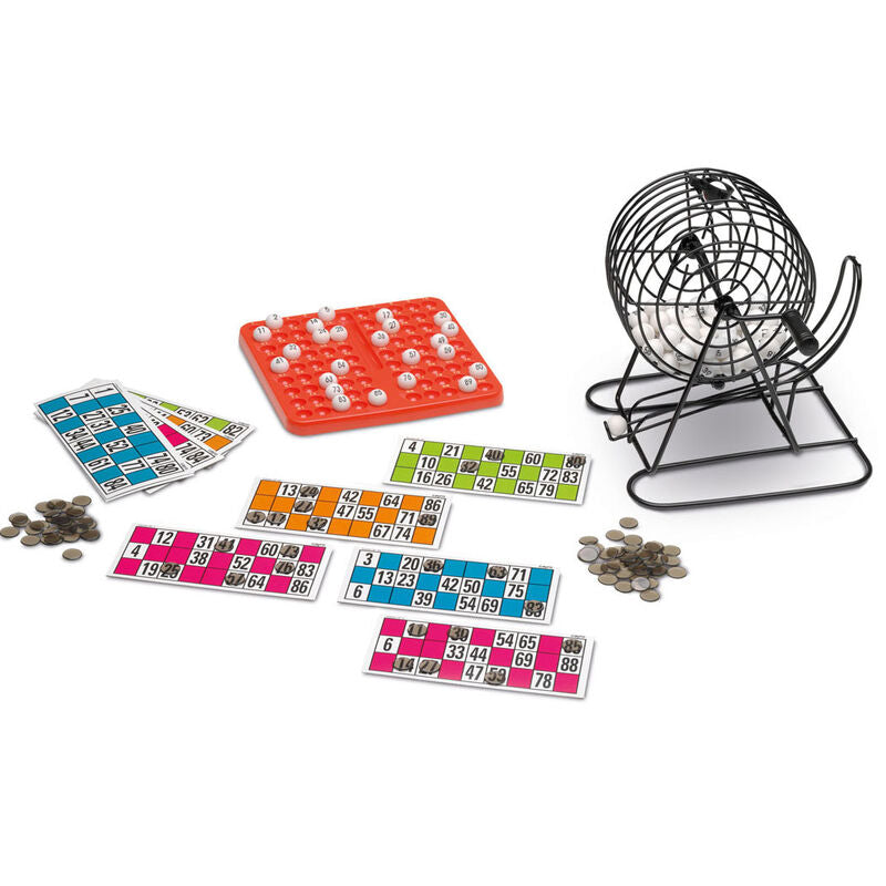 Juego Bingo Lotto CAYRO con bombo metálico y cartones - 2