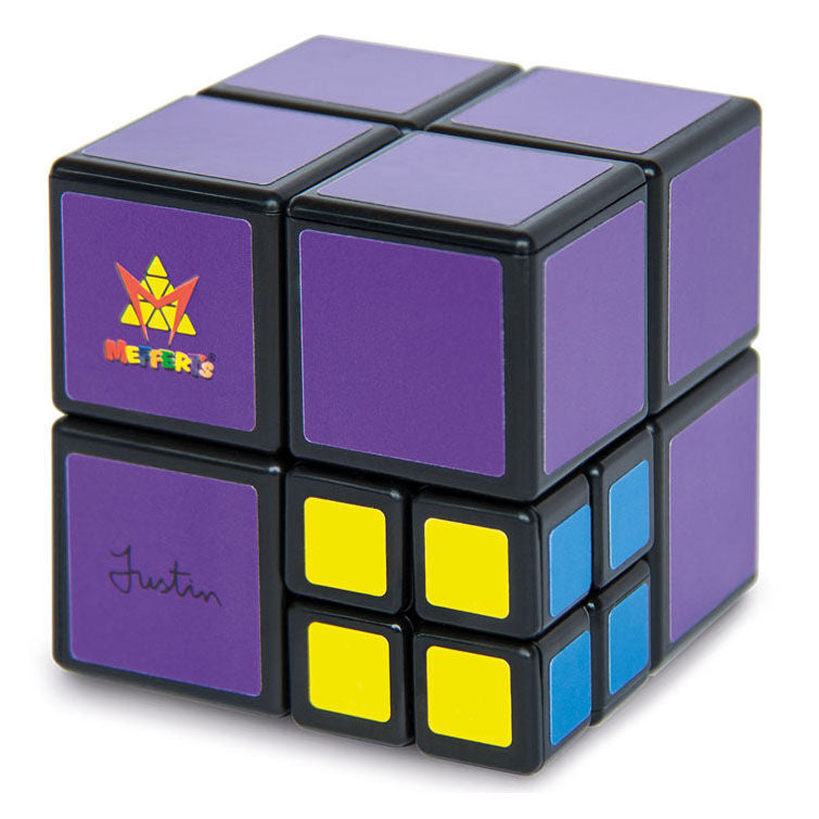 Pocket Cube de Recent Toys, cubo rompecabezas morado y negro - 2