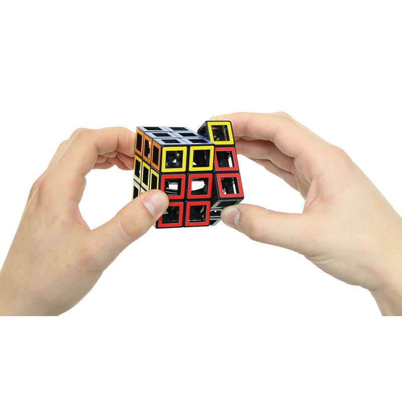RECENT TOYS Hollow Cube, cubo de ingenio hueco de colores - 3