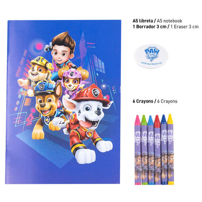 Set de papelería Paw Patrol con lápices, caja metálica y accesorios - 4