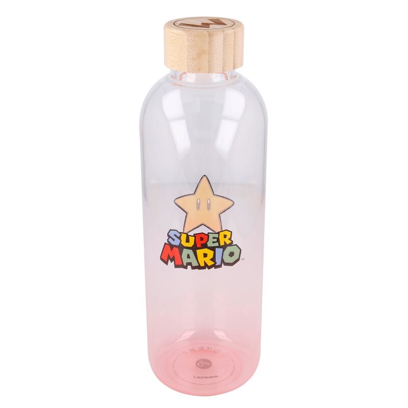 Botella de cristal Super Mario Bros con estrella amarilla en caja regalo - 3