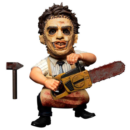Figura articulada de Leatherface con motosierra y martillo
