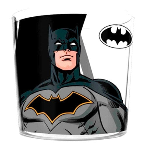 Vaso de cristal Batman DC Comics con ilustración del superhéroe