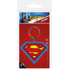 Llavero de Superman DC Comics con escudo rojo, azul y amarillo