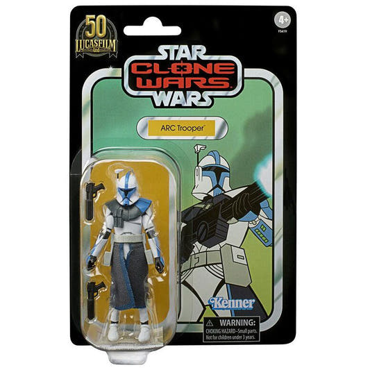 Figura Arc Trooper de Star Wars con armadura azul y blanca - 2