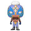 Figura Funko POP! WWE de Rey Mysterio con máscara azul y morada