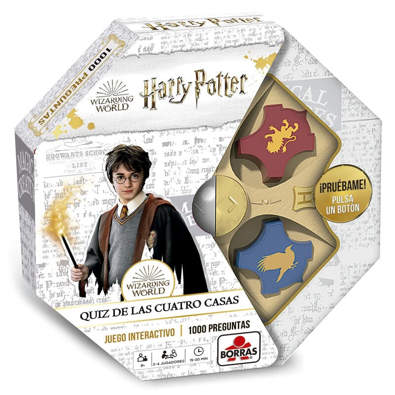 Juego interactivo Quiz Harry Potter de las cuatro casas
