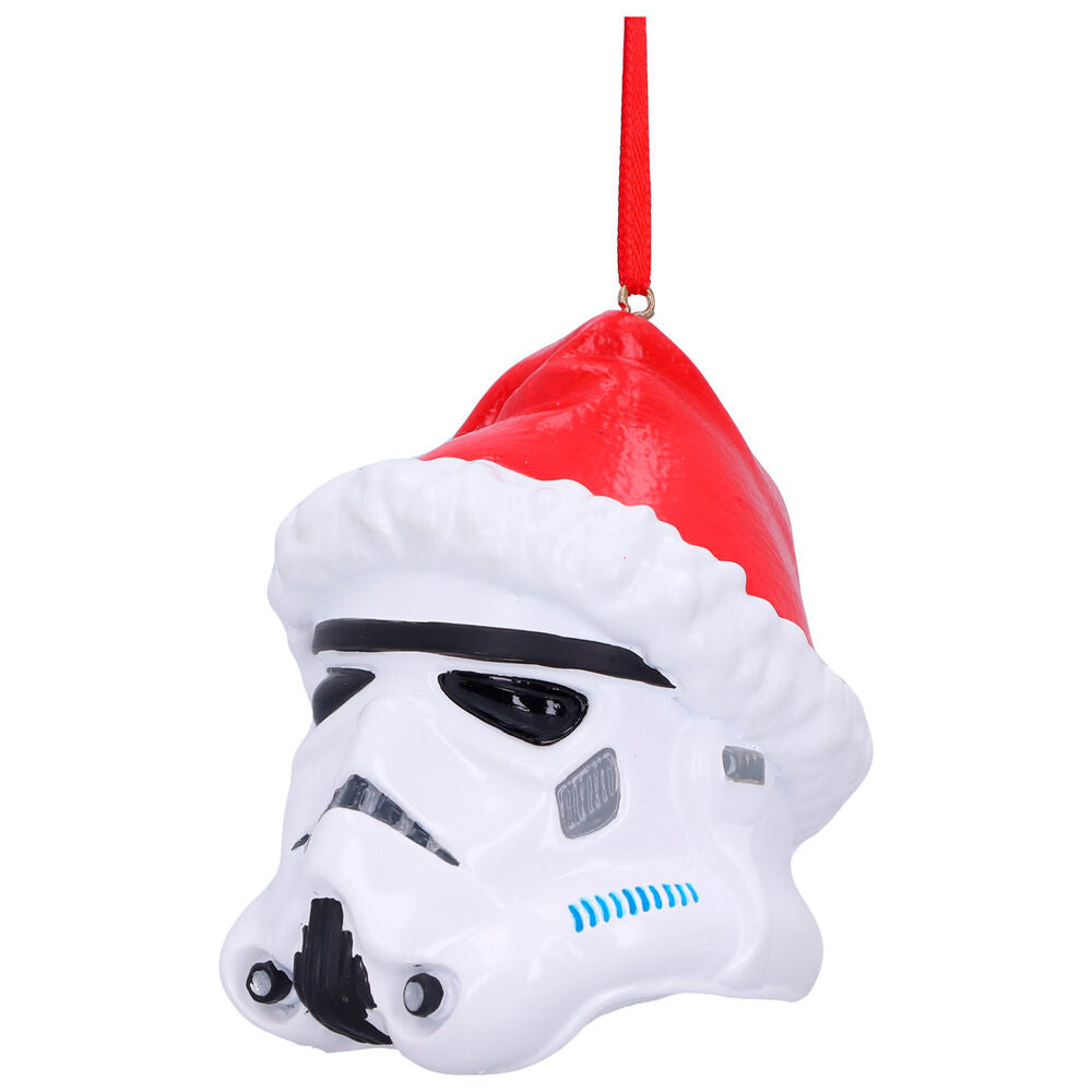 Adorno navideño Stormtrooper Star Wars con gorro de Santa - 2