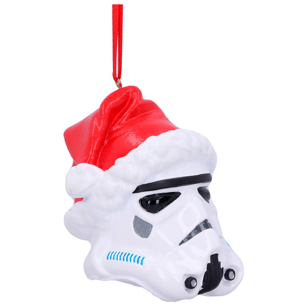 Adorno navideño Stormtrooper Star Wars con gorro de Santa - 4