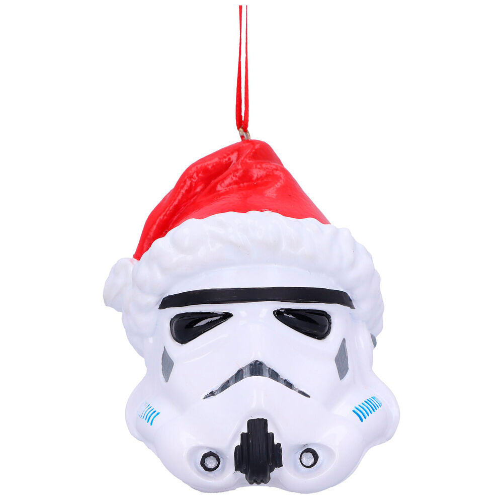Adorno navideño Stormtrooper Star Wars con gorro de Santa