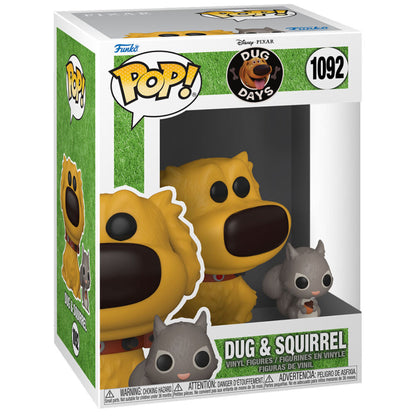 Figura Funko POP! de Dug con una ardilla de Dug Days - 3