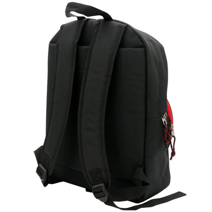 Mochila Pokémon negra con diseño frontal de Poké Ball - 3
