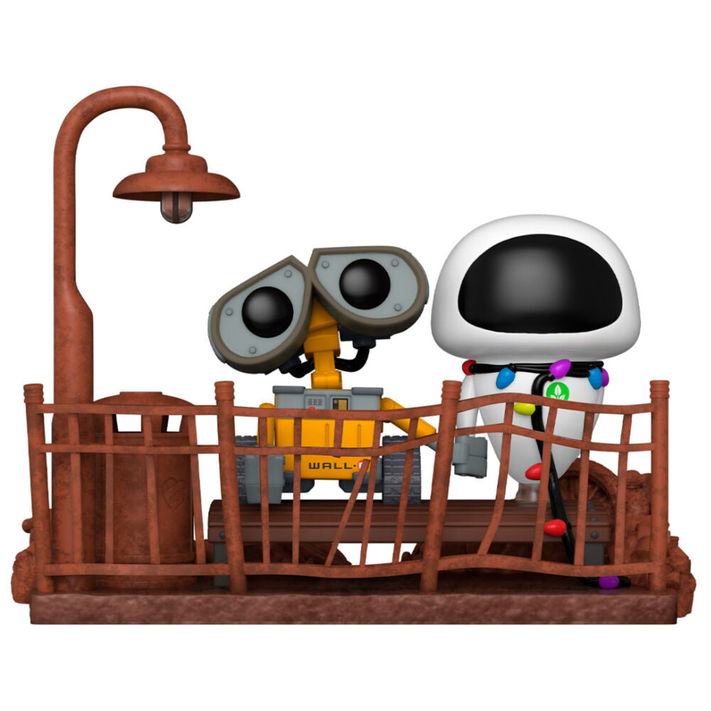 Figura Funko POP! Moment de Wall-E y Eve en una escena industrial - 3