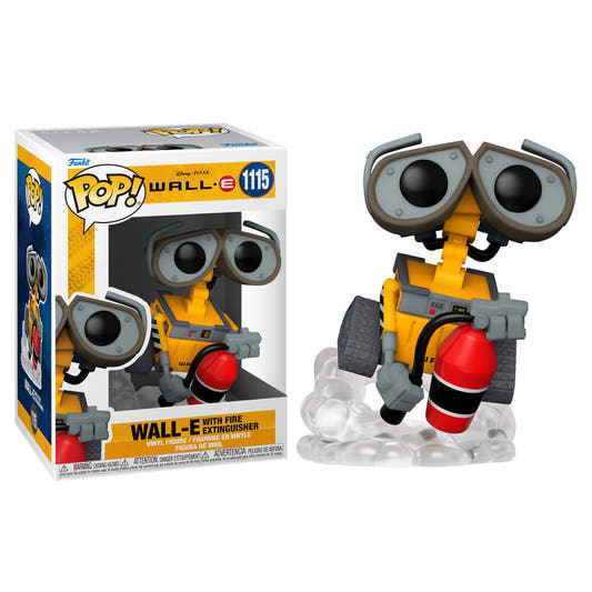 Figura Funko POP! de WALL·E con extintor y base translúcida - 2