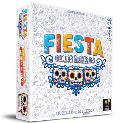 Caja del juego de mesa cooperativo Fiesta de los Muertos
