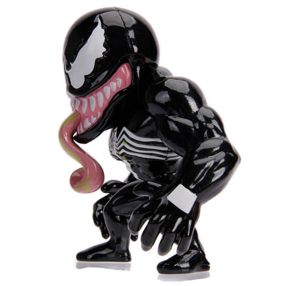 Figura Metalfigs de Venom Marvel de color negro con lengua sobresaliente - 2