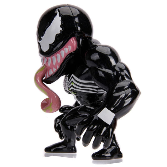 Figura Metalfigs de Venom Marvel de color negro con lengua sobresaliente - 2