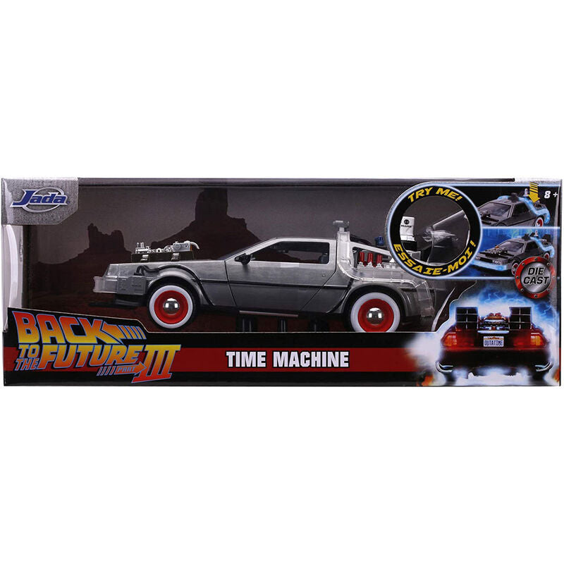 Réplica del DeLorean de Regreso al Futuro III a escala 1:24 - 3