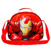 Bolsa portameriendas roja 3D de Iron Man con correa