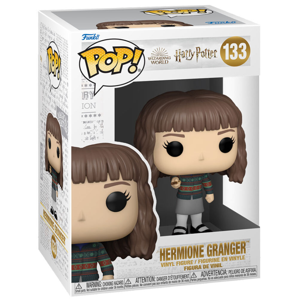 Figura Funko POP! de Hermione con varita y jersey estampado - 3