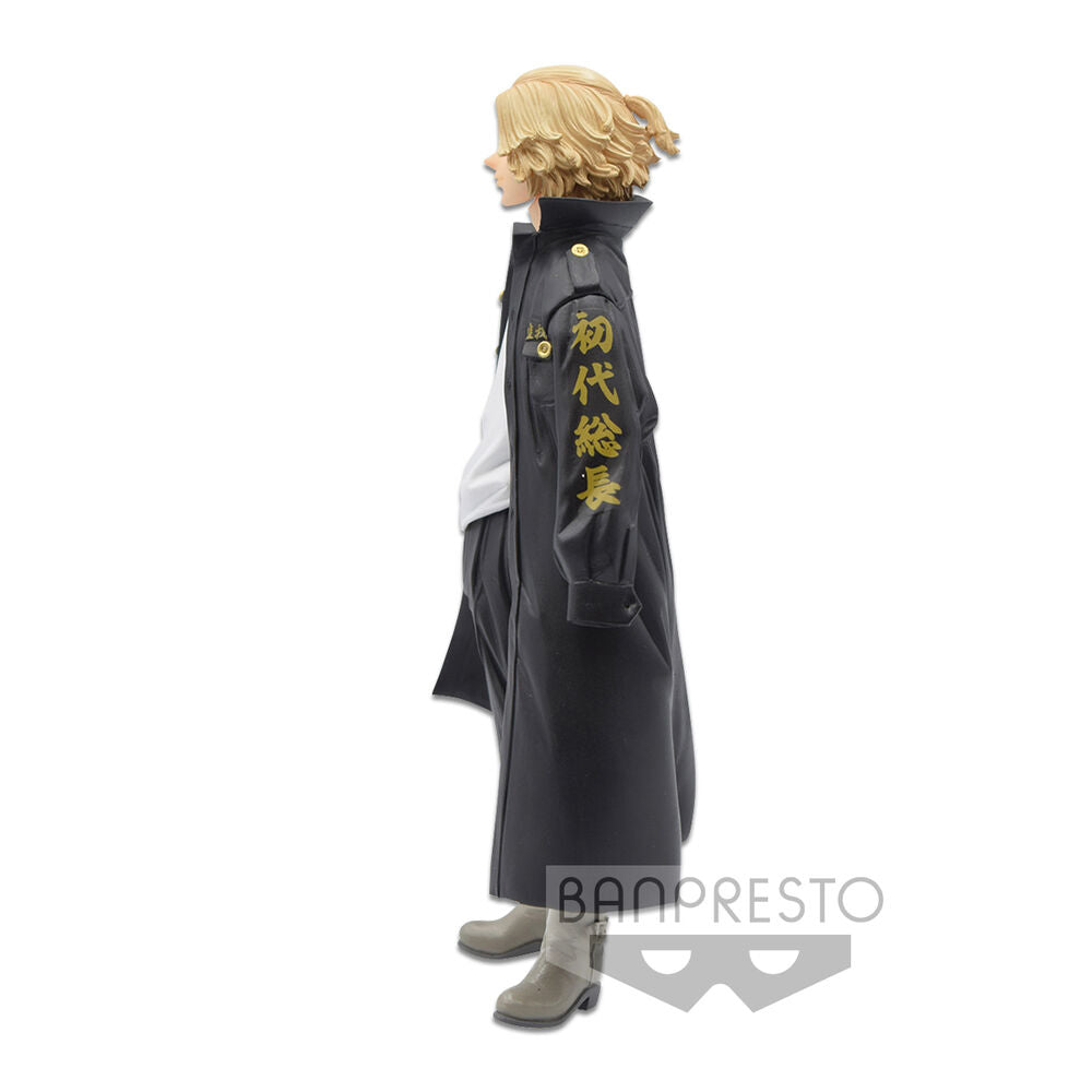 Figura de Sano Manjiro de Tokyo Revengers con abrigo negro - 2