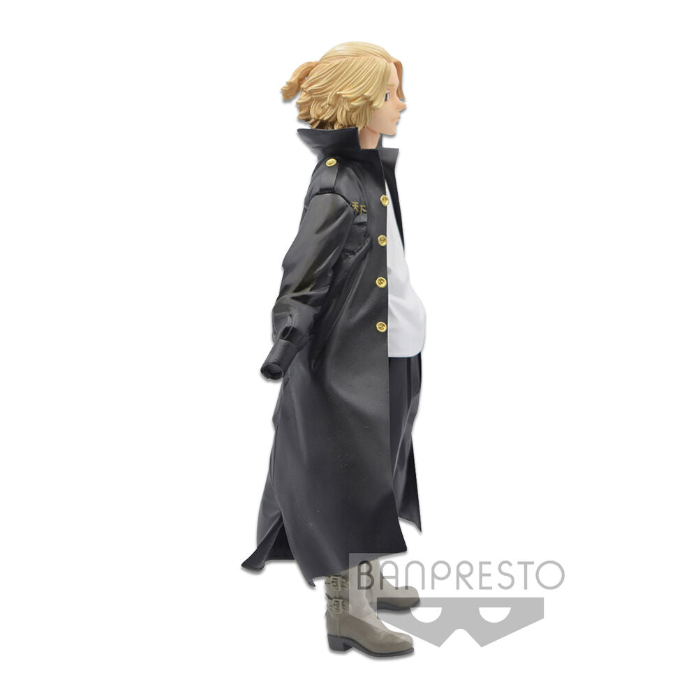 Figura de Sano Manjiro de Tokyo Revengers con abrigo negro - 3