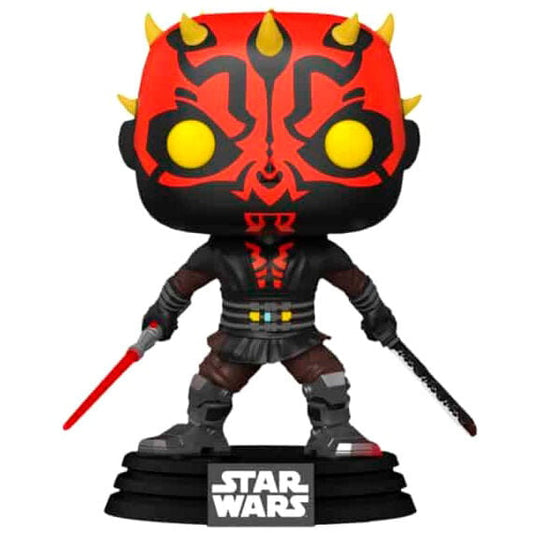 Figura Funko POP! de Darth Maul con sable de luz rojo en caja con ventana - 2