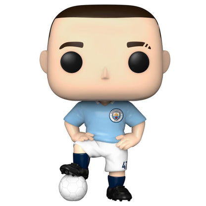 Figura Funko POP de Phil Foden con equipación del Manchester City y balón