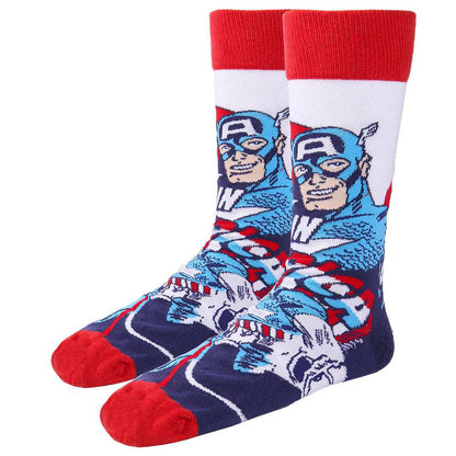 Set de calcetines Marvel CERDÁ con diseños de Capitán América, Iron Man y Spider-Man - 5
